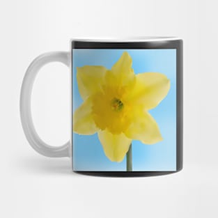 Yellow jonquil mesh flower Mug